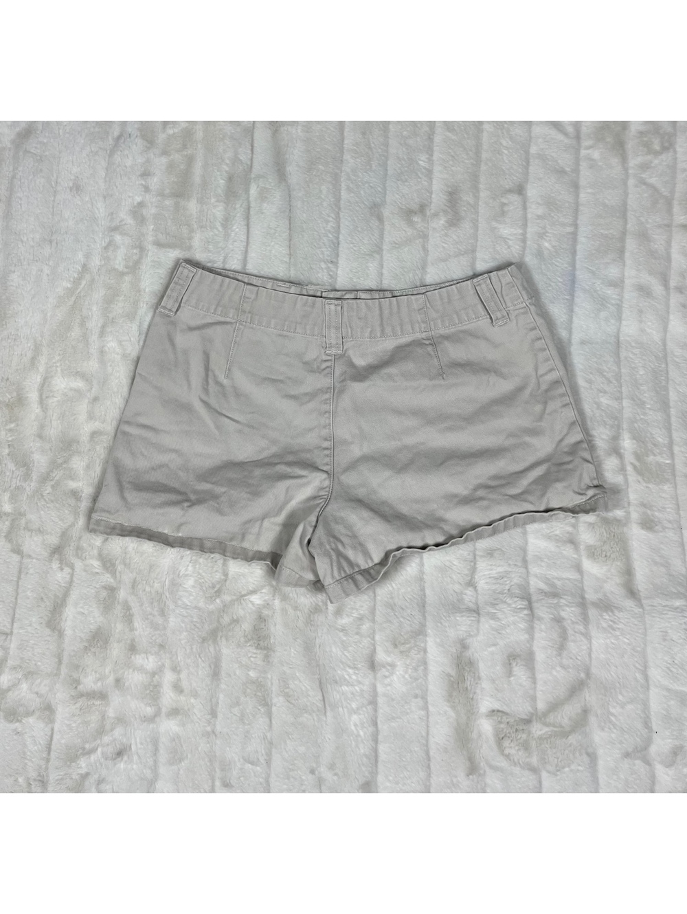 VTG Abercrombie & Fitch 0/2 XS Light Beige Khaki Preppy Classic Spring Shorts